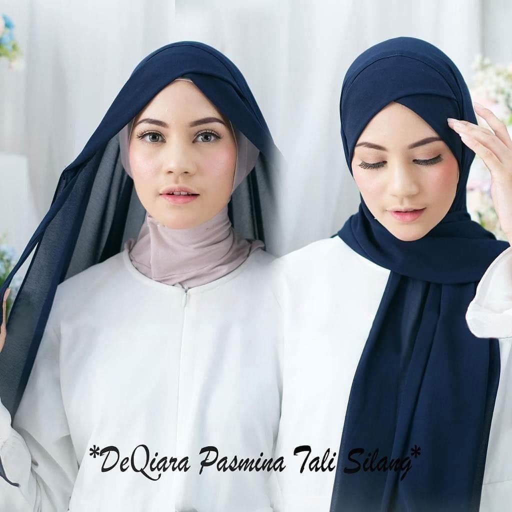 Ceruty Babydoll Cross Strap Pashmina Hijab / ผ้าคลุมไหล่ Pliske / Bergo