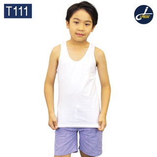 J.PRESS Junior เสื้อกล้ามเด็ก สีขาว รุ่นT111 ของแท้ ราคาส่ง (1 ตัว)