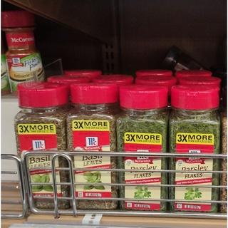 (พร้อมส่ง) McCormick แม็คคอร์มิค Basil Leaves ใบเบซิล 60 กรัม และ Parsley Flakes ผักชีฝรั่ง ป่นหยาบ 24 กรัม