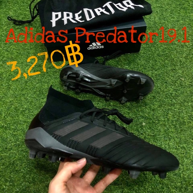 #มือสอง #รองเท้าบอล Adidas Predator 18.1 FG #ดำดุ #สภาพนางฟ้า 8.5 us พร้อมส่ง
