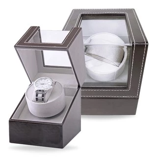 กล่องหมุนนาฬิกา watch winder 1 เรือน (มี 2 สีให้เลือก) กล่องนาฬิกา กล่องหมุนนาฬิกาอัตโนมัติ