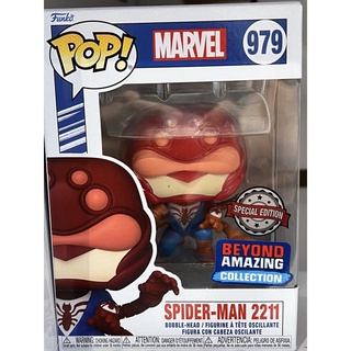 Funko pop! ไลน์ Marvel ตัว Spider-man 2211 มือหนึ่ง ของแท้ 100%