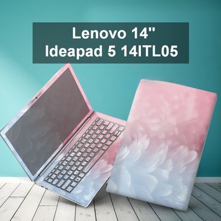 สติกเกอร์ฟิล์ม กันน้ํา กันรอยขีดข่วน 14 นิ้ว 3 ด้าน สําหรับแล็ปท็อป Lenovo Ideapad 5 14ITL05 Slim 5i