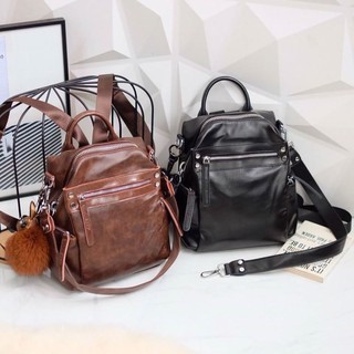 กระเป๋าเป้ทรงน่ารักมากๆๆๆแบรนด์ KEEP   รุ่น Kate backpack ใบนี้ มีสายสั้นหนังสำหรับสะพายไหล่