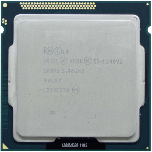 CPU E3-1240 V2 Intel XEON E3-1220 V2