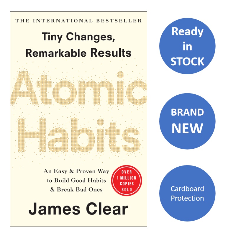 【iReading】Tradepaperback Atomic Habits WORKBOOK James Clear English Edition Book Bestseller Tiny Changes