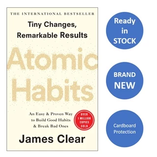 【iReading】Tradepaperback Atomic Habits WORKBOOK James Clear English Edition Book Bestseller Tiny Changes