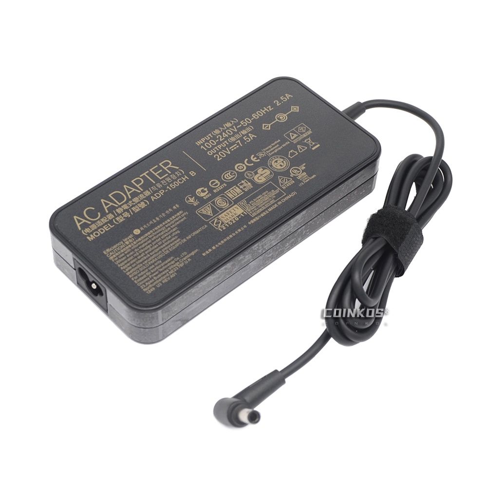 20V 7.5A 6.0X3.7mm AC Laptop Adapter Charger For Asus ROG Strix Strix G15 G512 G512LI G731 G513 G513IH G531 GL531GT Powe