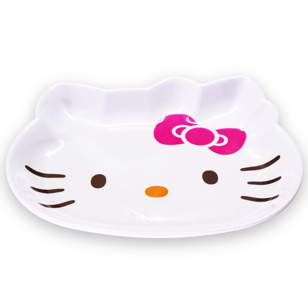 MN - CAKE PLATE Hello Kitty 7 - สีขาว