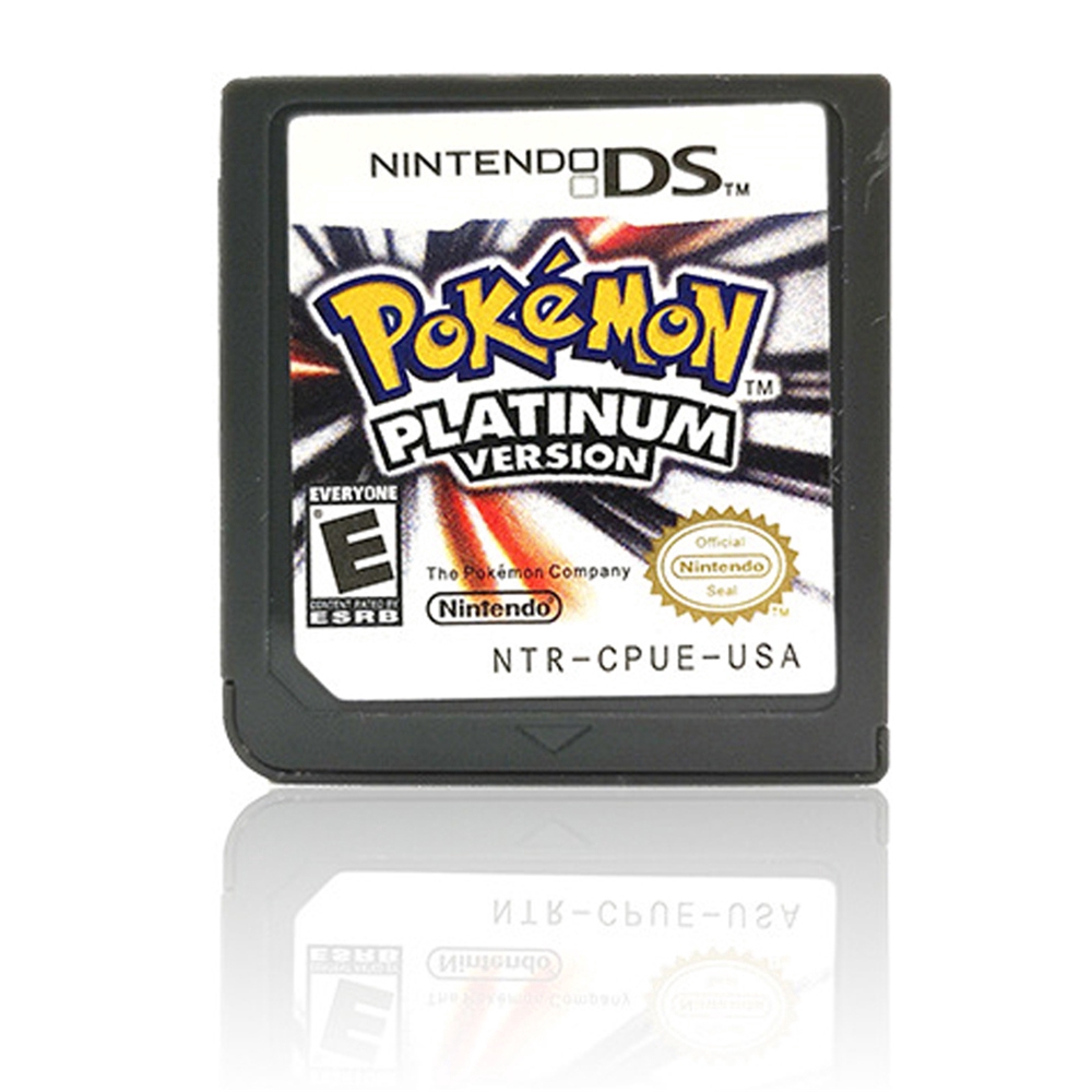 การ์ดเกมส์ nintendo ds 3ds ndsi ndsl nds lite pokemon สีเงินสีทอง