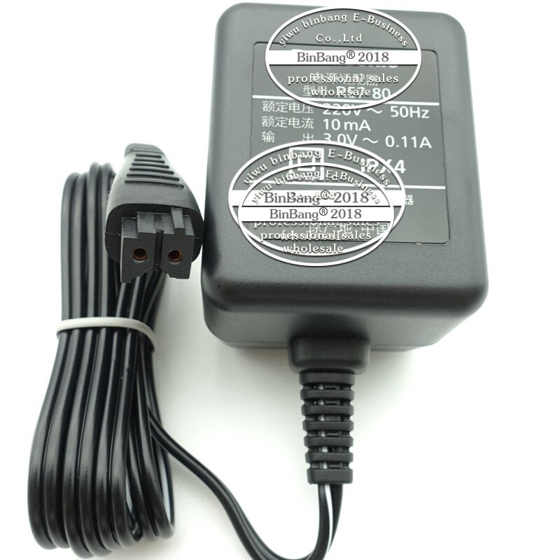 เครื่องโกนหนวดมีดโกนใบมีดชาร์จ RE7-80 ES-RT25 ES-RW35 ES-FRT2 ES-WSL3D ES-SL33 สายไฟอะแดปเตอร์สําหรั