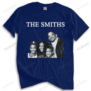 เสื้อยืดโอเวอร์ไซส์เสื้อยืด ผ้าฝ้าย พิมพ์ลาย THE SMITHS WILL SMITH FAMILY MUSIC HIPSTER TUMBLR SWAG เหมาะกับฤดูร้อน สําห