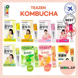 [Teazen] Kombucha ผงมะนาว ลูกพีช เบอร์รี่ สับปะรด มัสก์แคท มะม่วงฝรั่ง 10T 30T