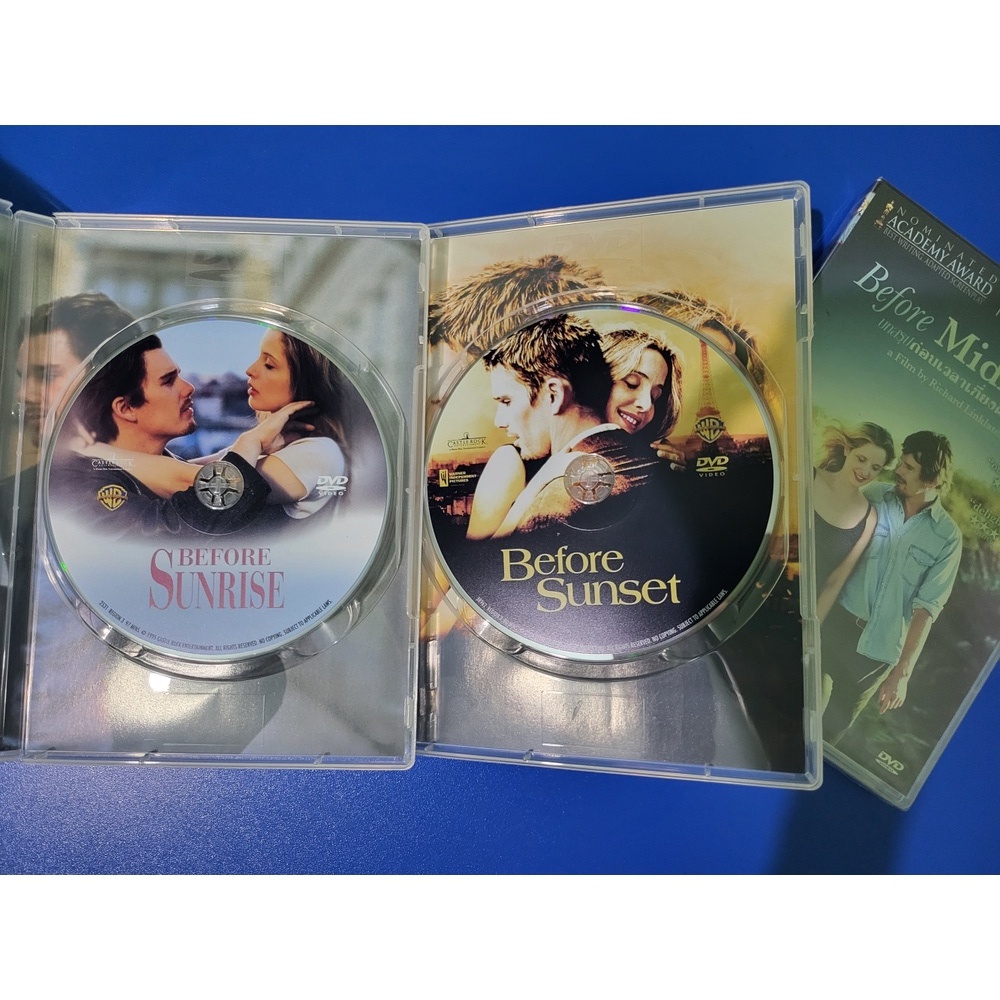 DVD ดีวีดีหนัง พร้อมส่ง - Romantic โรแมนติค : Before Trilogy - Before Sunrise, Before Sunset, Before