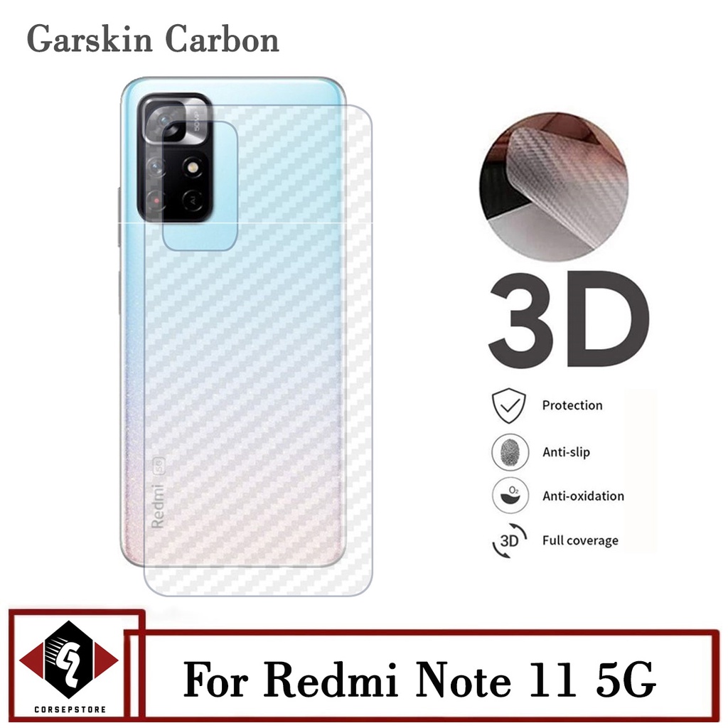 Garskin Skin Carbon Redmi Note 11 5G Skin Carbon Hydrogel