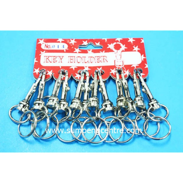 พวงกุญแจก้ามปู no:021 (12 ชิ้น),  Hook keychains no:021 (12 pieces)