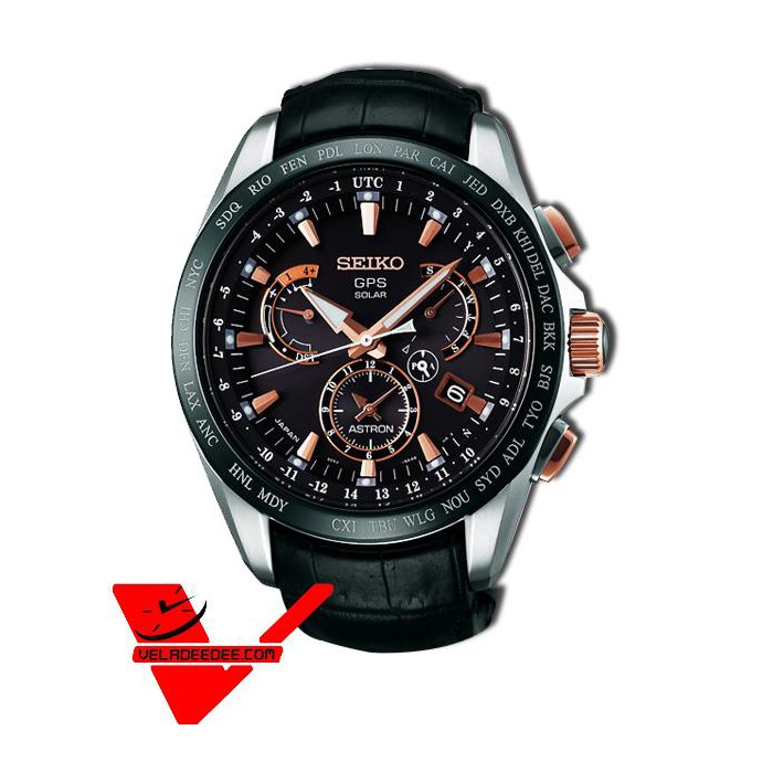 Seiko Astron GPS นาฬิกาข้อมือผู้ชาย Seiko Astron GPS Solar Dual Time รุ่น SSE061J1