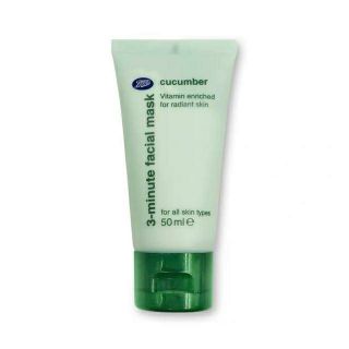 Boots Cucumber 3 minute facial mask 50ml  vitamin enriched - Boots Cucumber 3分钟富含维生素的面膜50ml