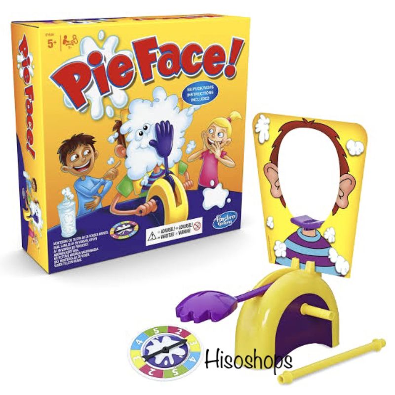 Pie Face Game เกมส์พายเฟส เกมส์ครอบครัว เล่นได้หลายคน Pie Face เหลือง
