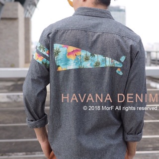 HAVANA DENIM เสื้อเชิ้ต ยีนส์