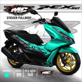 สติกเกอร์ตัด Mc - สติกเกอร์กราฟฟิค Pcx160 2022 - Dekal Pcx160 ใหม่ล่าสุด 2021 2022 MCD PCX 160 09