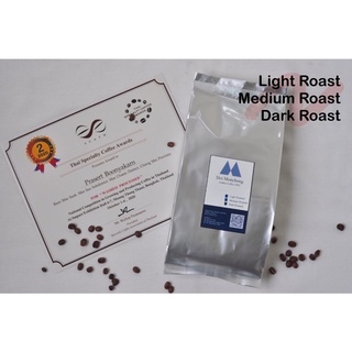 ดอยม่อนจอง เมล็ดกาแฟคั่วอะราบีก้า 100%  500g (Wash Process)