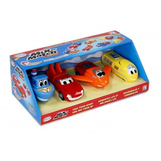 ของเล่นแม่เหล็ก ประกอบร่างยานพาหนะ เด็กเล็ก Popular Playthings - Mix or Match Vehicles Jr