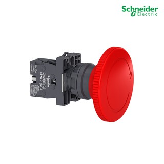 Schneider Electric - สวิตช์ดอกเห็ด - กดล็อคหมุนเด้งกลับ ขนาด 22 mm - ขนาดหัว 60 mm, สีแดง - 1 NC_XA2ES642 ที่ร้าน PlugOn