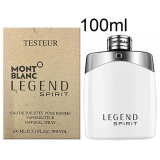 (รับเงินคืน 15% ใช้โค้ด J5BAK66V) MONT BLANC LEGEND SPIRIT EDT 100ml (รุ่นเทสเตอร์กล่องสีน้ำตาล)