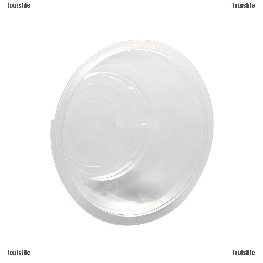 thro 20 Pcs Clear Plastic Disposable Rice Serving Bowl Outdoor Picnic