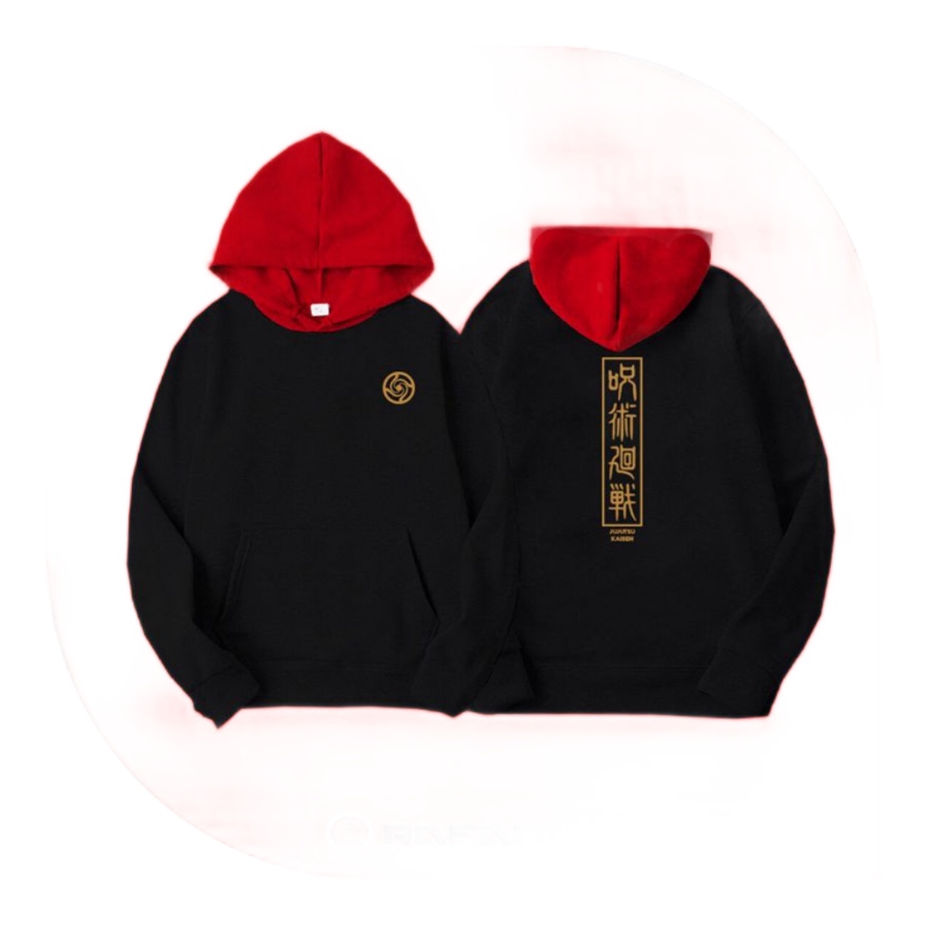 YUJI ITADORI เสื้อกันหนาวมีฮู้ด Anime JUJUTSU KAISEN ขนแกะจัมเปอร์ขนาด SML XL XXL XXXL