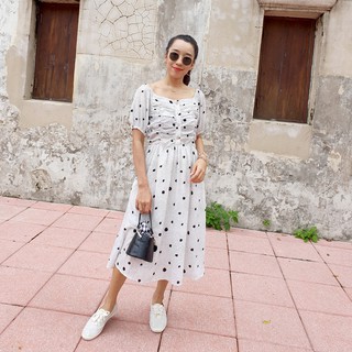 Ladyiconz-Two Way Dotty Dress เดรสลายจุด