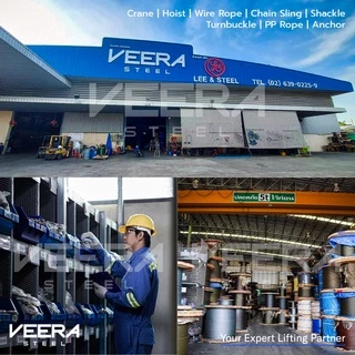 สลิงผ้าใบกลม Technotex รับน้ำหนักได้ 1 ตัน ความยาว 0.5–5 เมตร มาตรฐานสากล Safety Factor 7:1 – Veerasteel