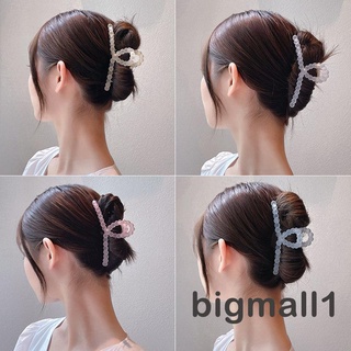 Bigmall-กิ๊บติดผมกันลื่นสําหรับผู้หญิง (สีชมพู, สีขาว, เหลือง, ฟ้า)