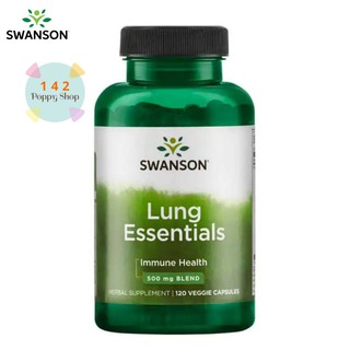 สุขภาพปอด Swanson Condition Specific Formulas Lung Essentials 500 mg/ 120 Veg Capsules