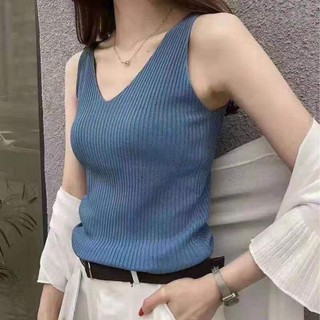 Gaily_SHOPเสื้อกล้ามเซ็กซี่สวมใส่สบาย สายเดี่ยว
