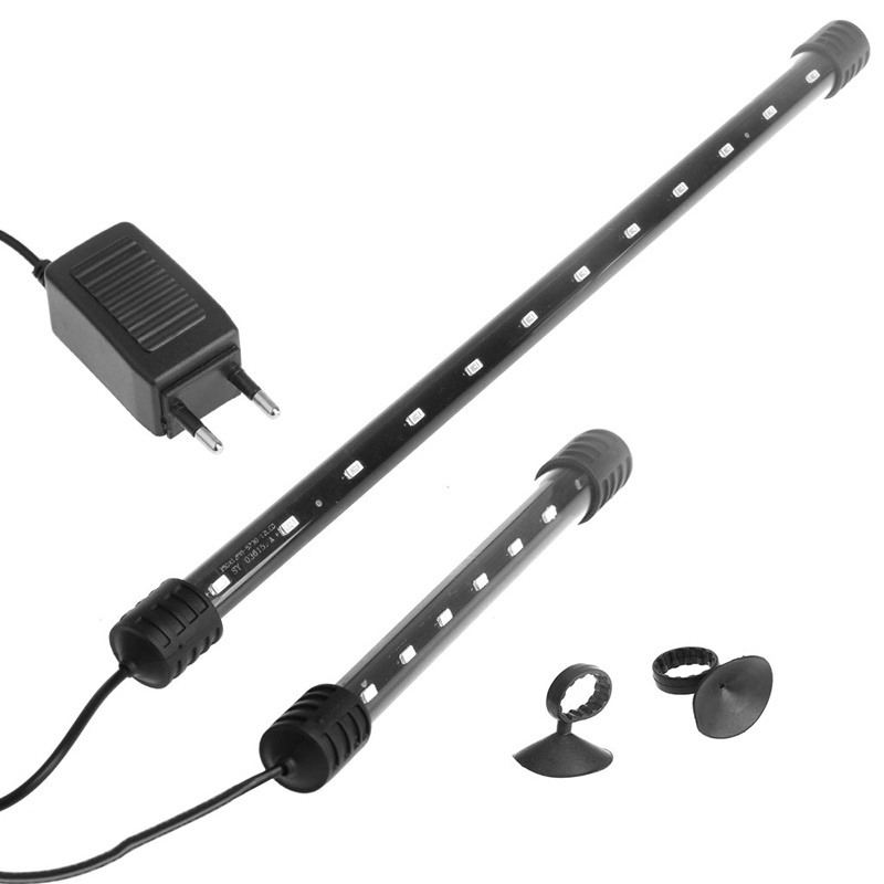 Alilin Submersible Aquarium Light ปลาใต้น้ําสําหรับถังไฟ LED พร้อม 2 ดูด Cu