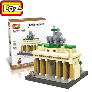 ตัวต่อ lego loz ชุด architecture brandenburg gate