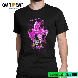 เสื้อยืดผ้าฝ้าย พิมพ์ลาย Killer Queen s Jjba Jojo Bizarre Adventure Novelty สําหรับผู้ชาย FW32W16E16187