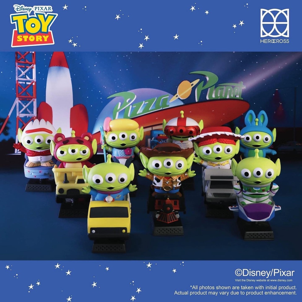 [ยกกล่อง] Herocross Green Man Remix with Car ลิขสิทธิ์แท้ 💚🚗 กรีนแมน Toy Story Disney Pixar ของสะสม ทอยสตอรี่