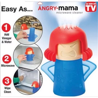 อุปกรณ์ช่วยทำความสะอาดไมโครเวฟ Angry Mama Microwave Cleaner