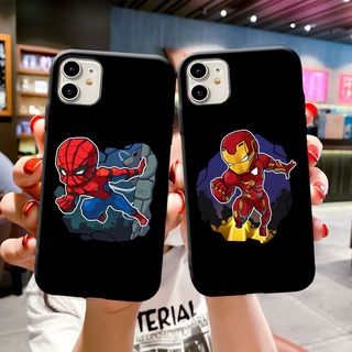 เคสโทรศัพท์มือถือแบบนิ่ม ผิวด้าน ลายไอรอนแมน สไปเดอร์แมน สําหรับ Huawei Y9 Y7 Y6 Y5 Y3 Prime Pro 2019 2018 2017