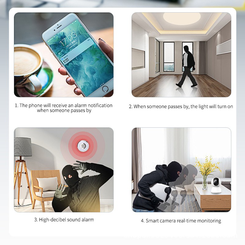 Tuya WiFi PIR Motion Sensor, Smart Home Infrared Passive Detector ...