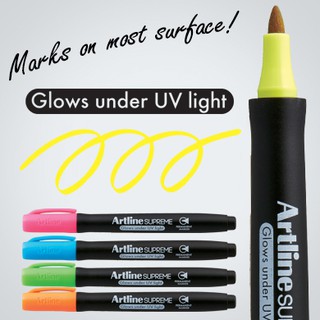 Artline Supreme มาร์กเกอร์เรืองแสงใต้แสง UV (EPF-700UV)