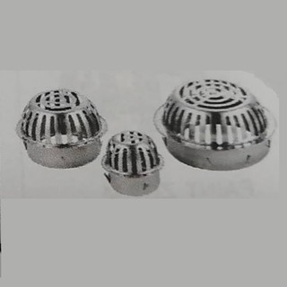 ตะแกรงน้ำทิ้งหลังคา (Roof Drain) สแตนเลส ทรงกลม 2-1/2" - 6"