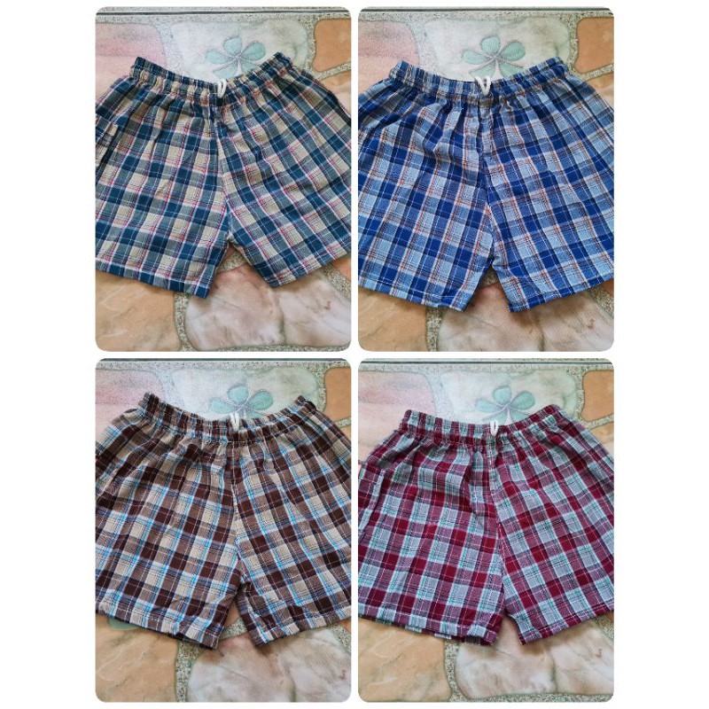 บ๊อกเซอร์เด็ก​ ขาสั้น ,สามส่วน และขายาว ผ้าทอสีไม่ซีด มีกระเป๋า  ลายเยอะ แบรนด์ตุ๊กตุ่นTOOKKAATOONJJ