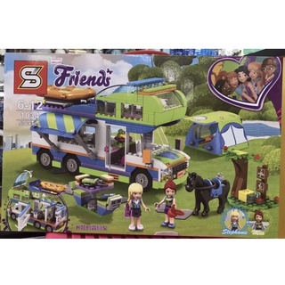 ชุดตัวต่อ SY 1034 Friends Mias Camper Van จำนวน 536+ ชิ้น y/2