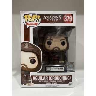 Funko Pop Aguilar (Crouching) Assassins Creed Exclusive 379 Damage Box