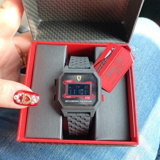 ⌚นาฬิกาข้อมือผู้ชาย ⌚Ferrari Scuderia Ferrari Digidrive สายสีดำ