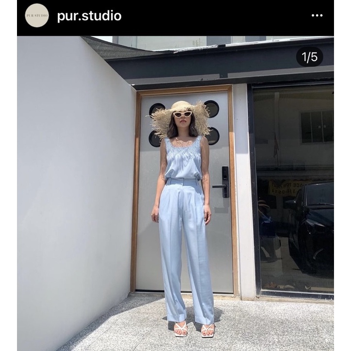 pur.studio casa slim pants(L)